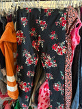 8 Carter's Leggings - Black Floral