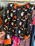 7-8Y George 2-Piece: PJs - Black w/Ghosts