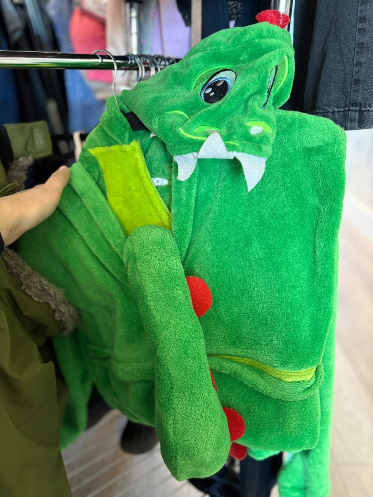 14 Ardene Costume - Green Dino