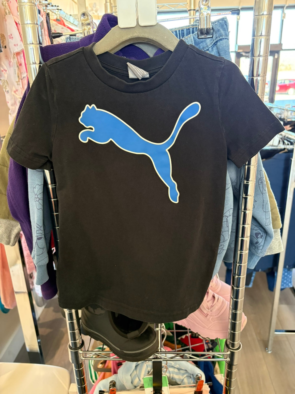 4T Puma T-Shirt - Black