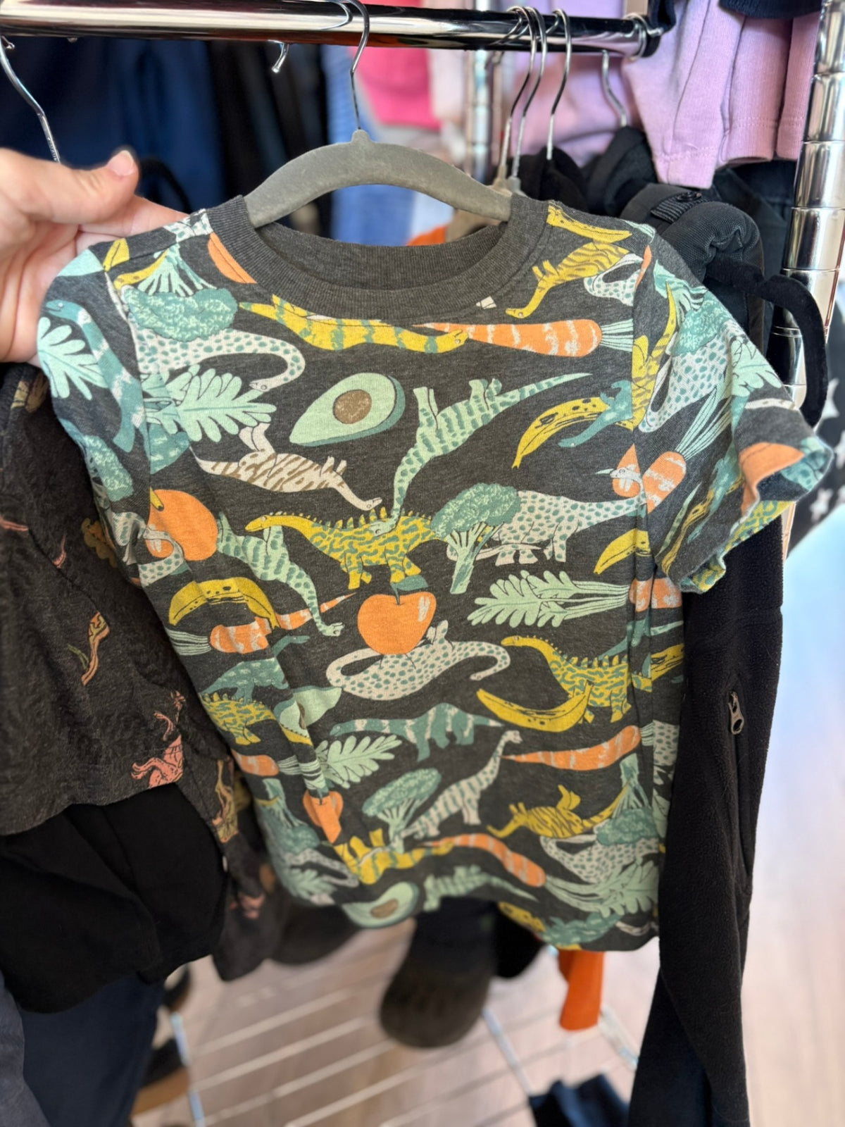 4T Old Navy T-Shirt - Dino Food