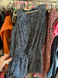 8-9Y GAP Romper - Navy Polkadots
