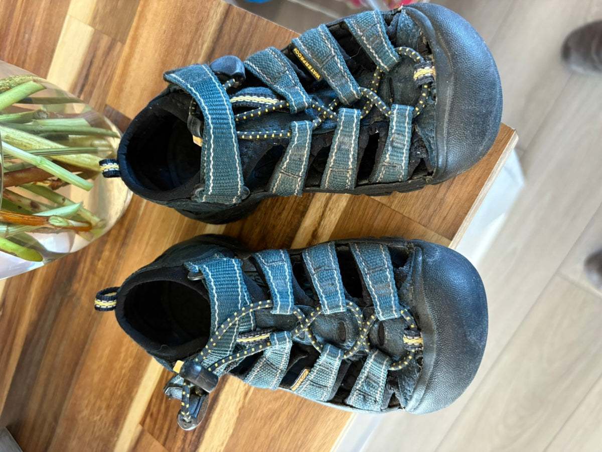 11T Keen Sandals - Blue and Yellow