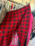 7 Carter's Leggings - Red and Black Plaid
