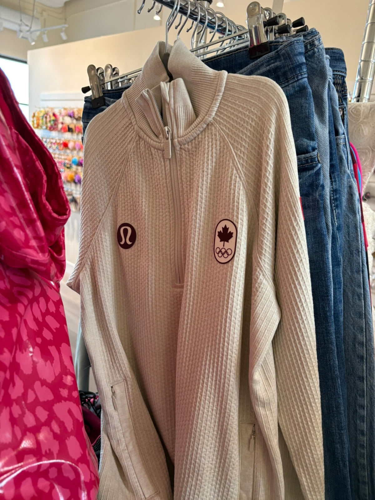 14 Lulu Lemon Sweater - Cream