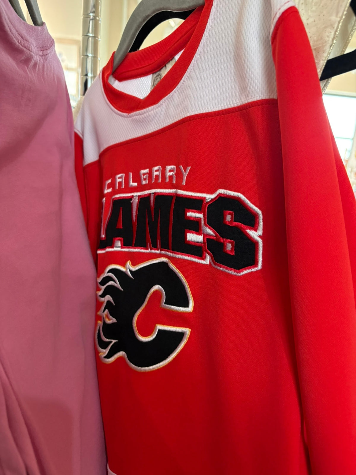 7-8Y NHL Jersey - CGY Flames