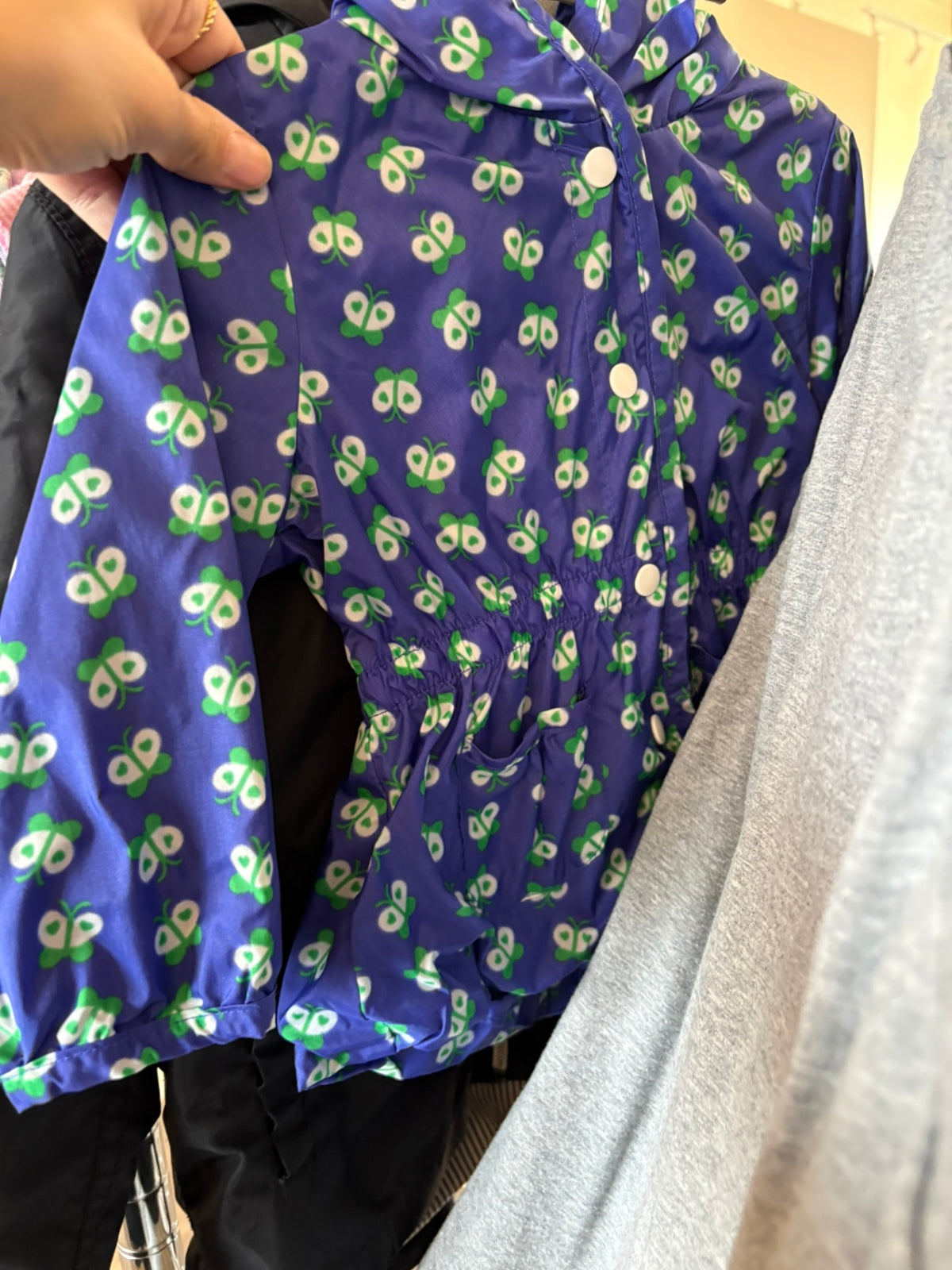 12-18m Joe Fresh Coat - Blue Butterflies