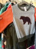 12-18m GAP Sweater - Grey and Orange