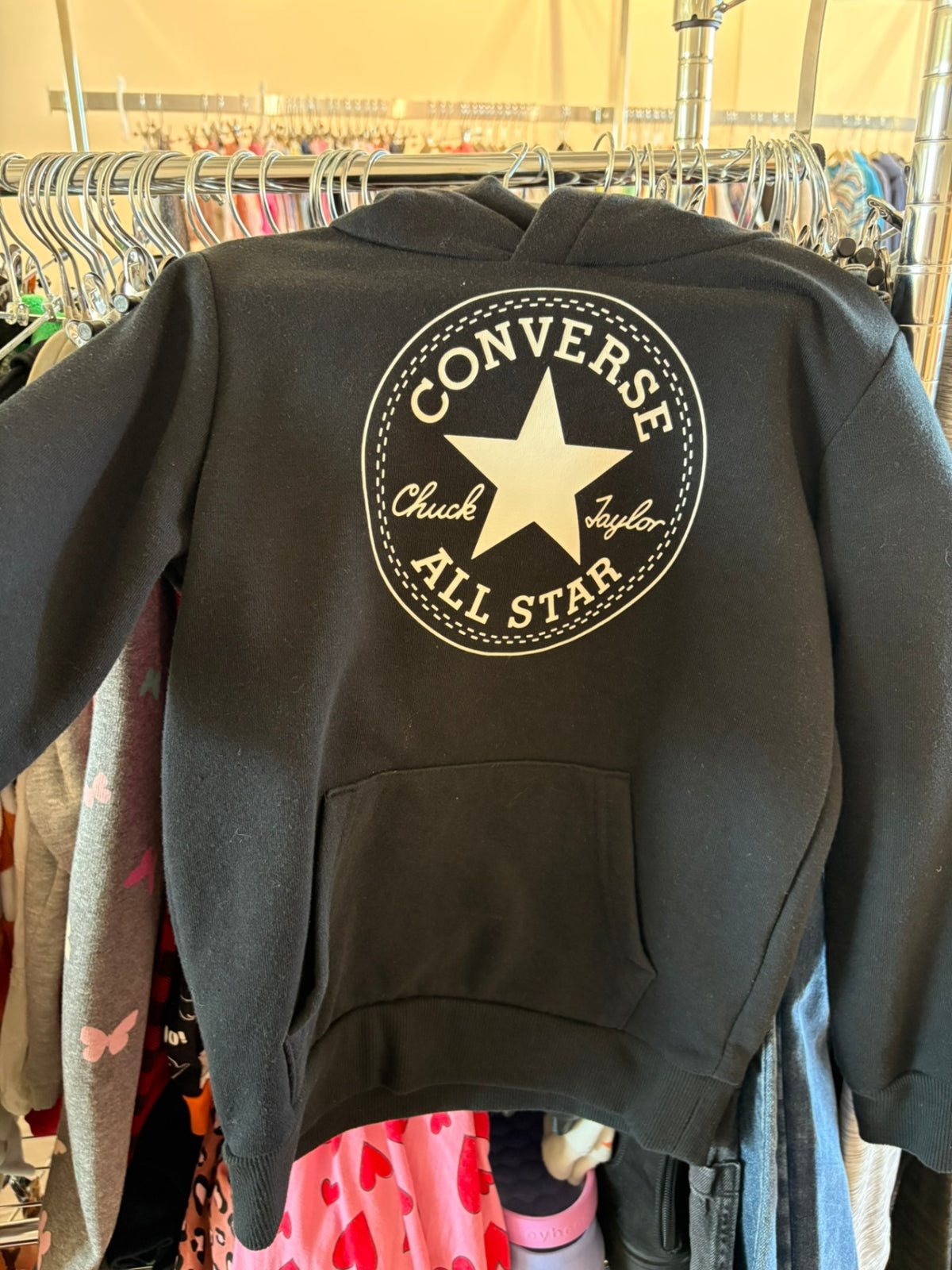 7 Converse Hoodie - Black