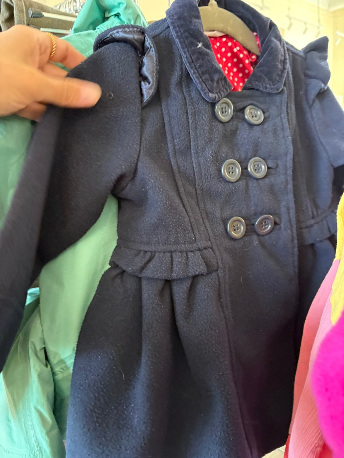 18-24m Chloe Louise Coat - Navy