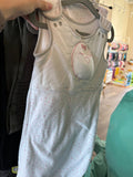 6-12m Nested Bean Sleep Sack - White and Pink