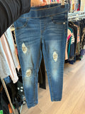8 Justice Leggings - Denim Jeggings