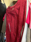 7-8Y George Long Sleeve Shirt - Red Stars