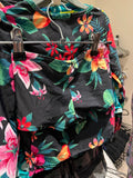 4T Old Navy 2-Piece: Swimsuit - Black Floral/Fruit