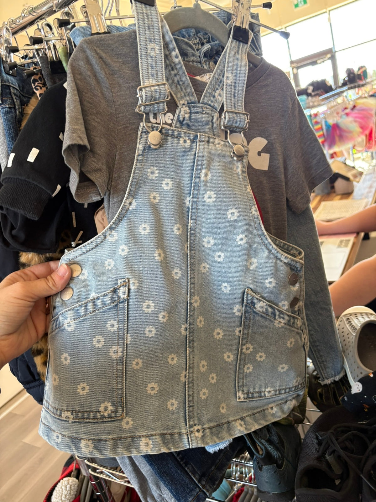 4T Joe's Dress - Denim Flowers