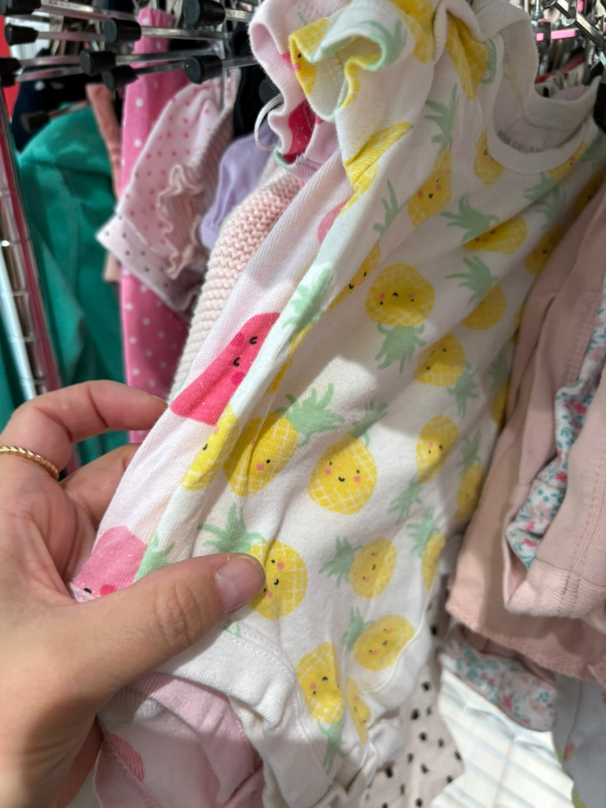 Newborn The Children's Place 2-Piece: Bodysuit - Lemons and Berries