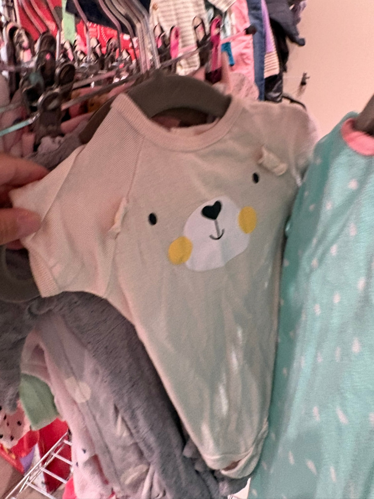 6-9m Rene Role Bodysuit - Cream Bear