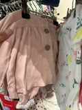 0-3m Carter's 2-Piece: Top and Bottoms - Blush w/Hood
