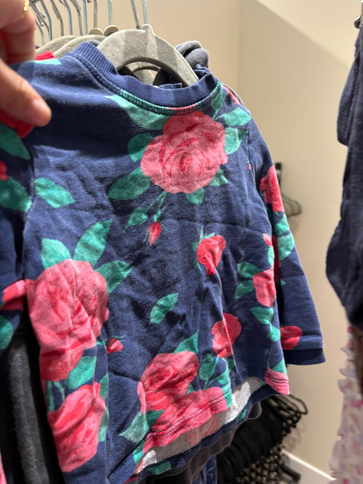 12-18m H&M Sweater - Rose Blue