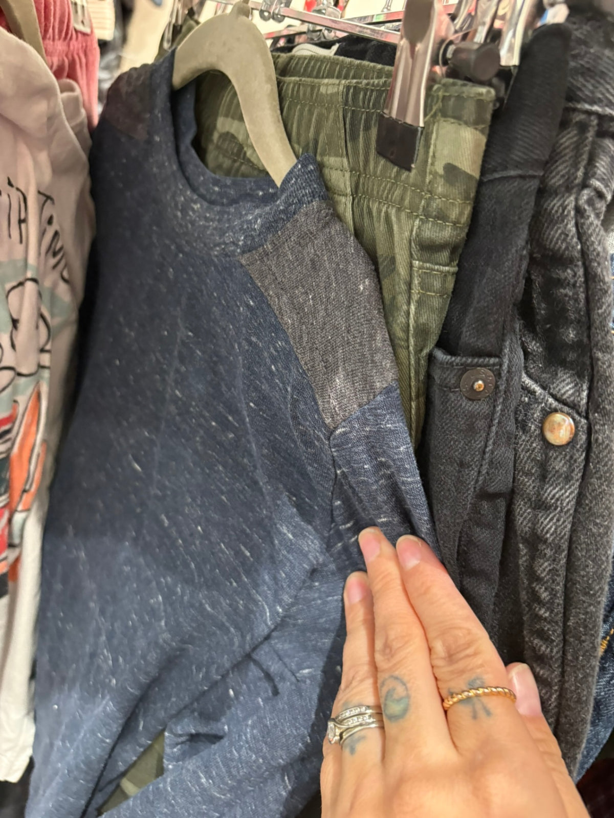 4T MEC Long Sleeve Shirt - Blue and Grey