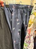 5T Old Navy Leggings - Navy w/Butterflies