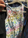 6-7Y H&M Dress - White w/Butterflies