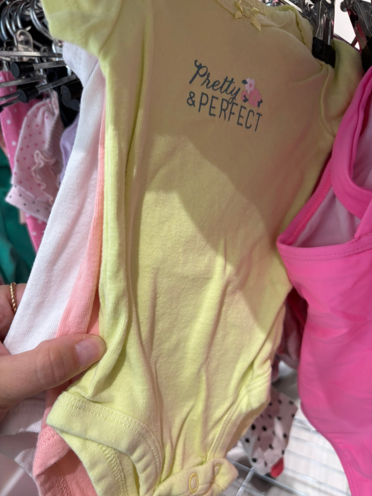 Newborn Carter's 3-Piece: Bodysuit - Pretty Perfect