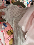 3-6m Carter's Bodysuit - White Polkadots