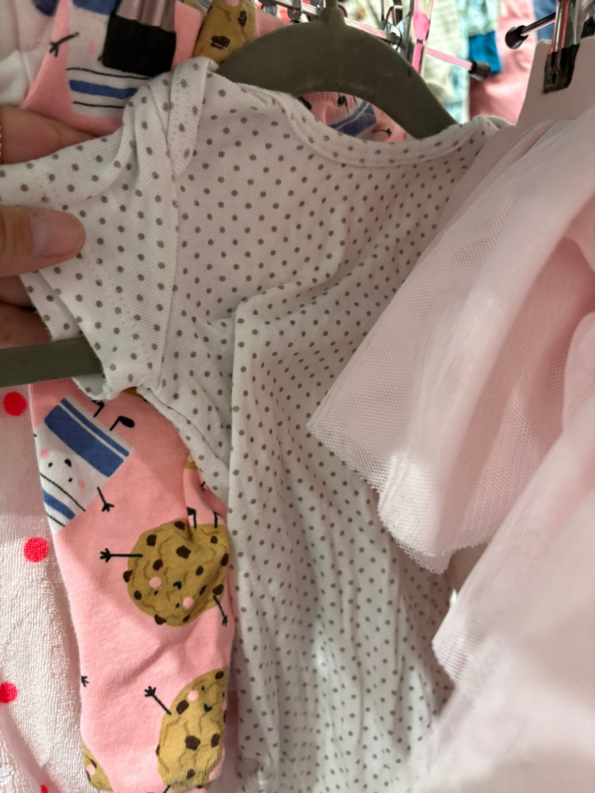 3-6m Carter's Bodysuit - White Polkadots