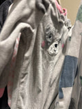 2T Carter's Fleece Sleeper- Grey Cat