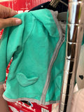 6-9m Carter's Fleece Coat - Green Hearts