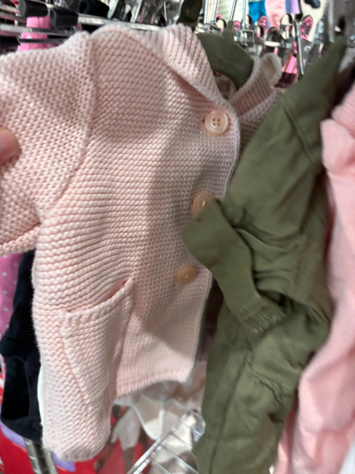 3-6m GAP Sweater - Pink Knit