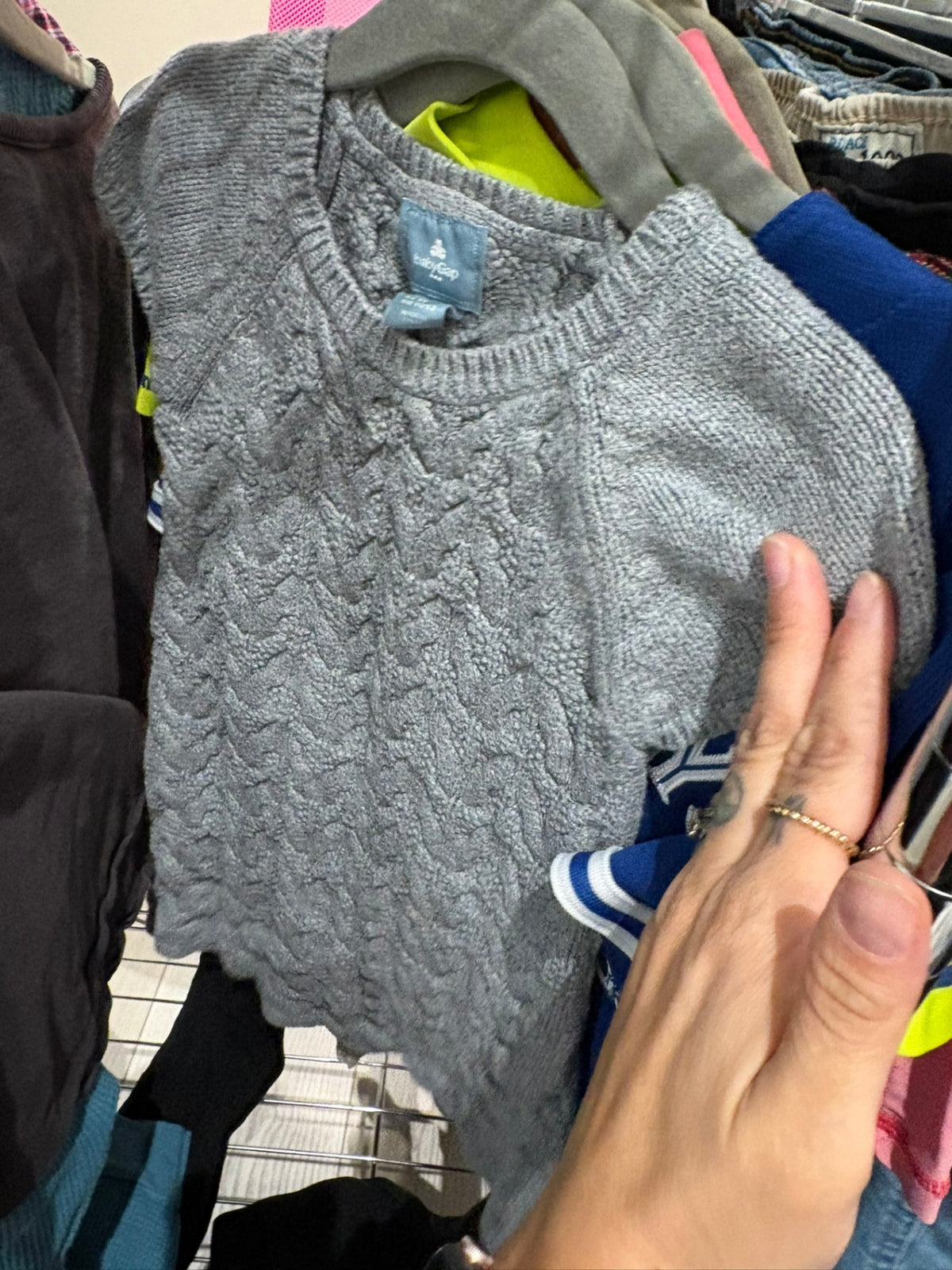 2T GAP Dress - Knit Grey