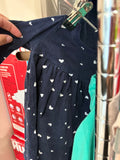 3-6m Old Navy Dress - Navy Hearts