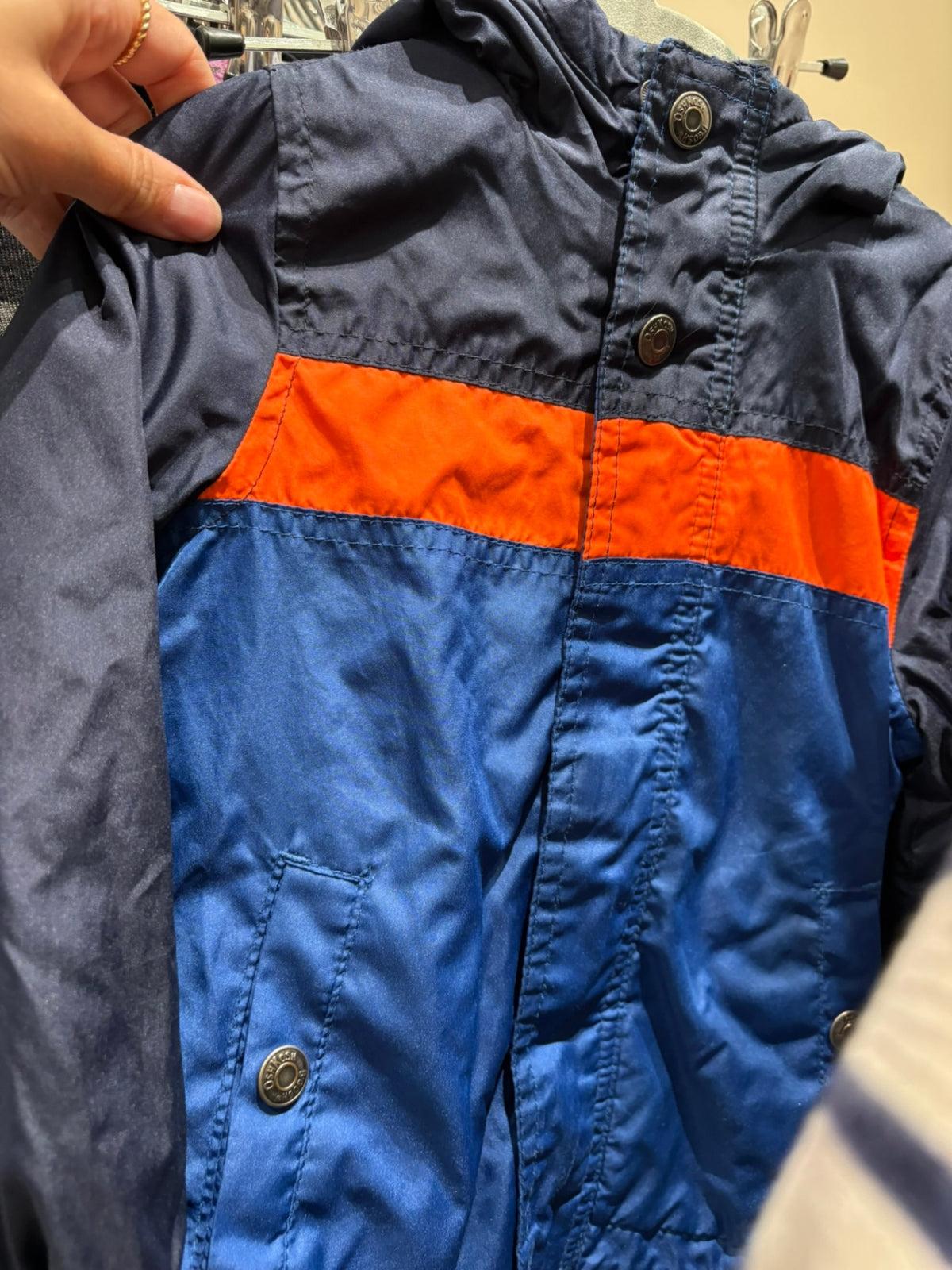 3T OshKosh B'gosh Coat - Blue and Orange