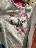 2T Epic Threads Long Sleeve Shirt - Grey Love