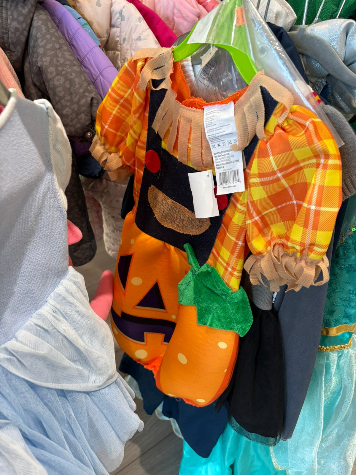 3-4T Unknown Costume - Pumpkin Scarecrow