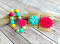 Just a Touch by Carlee Bubble Bead Keychain
