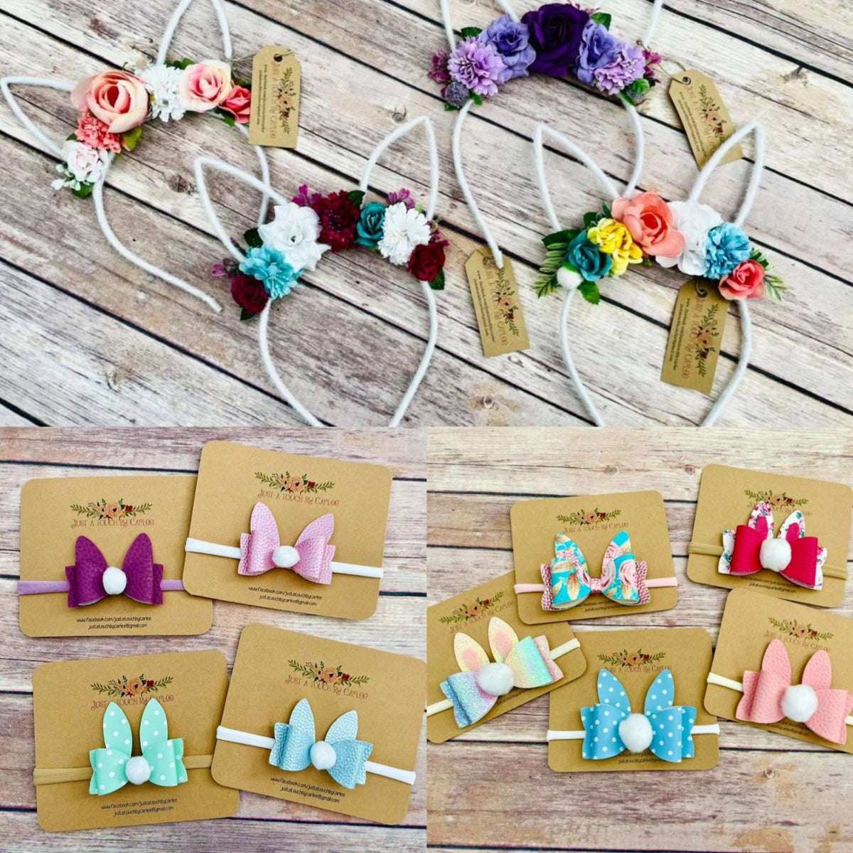 Just a Touch by Carlee Kitty Ears Headband