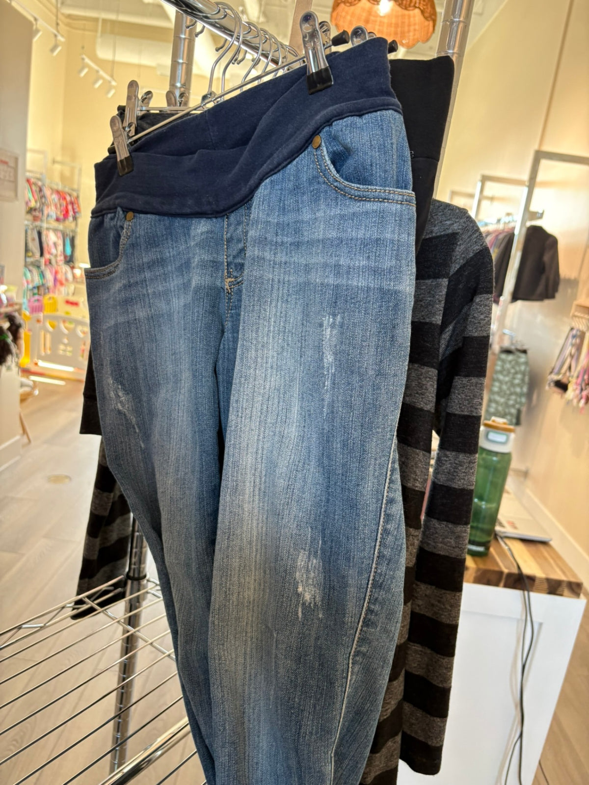 M Michelle Maternity Maternity Jeans - Blue Denim