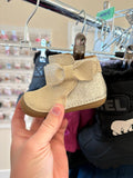 3.5T Stride Rite Boots - Beige Sparkle