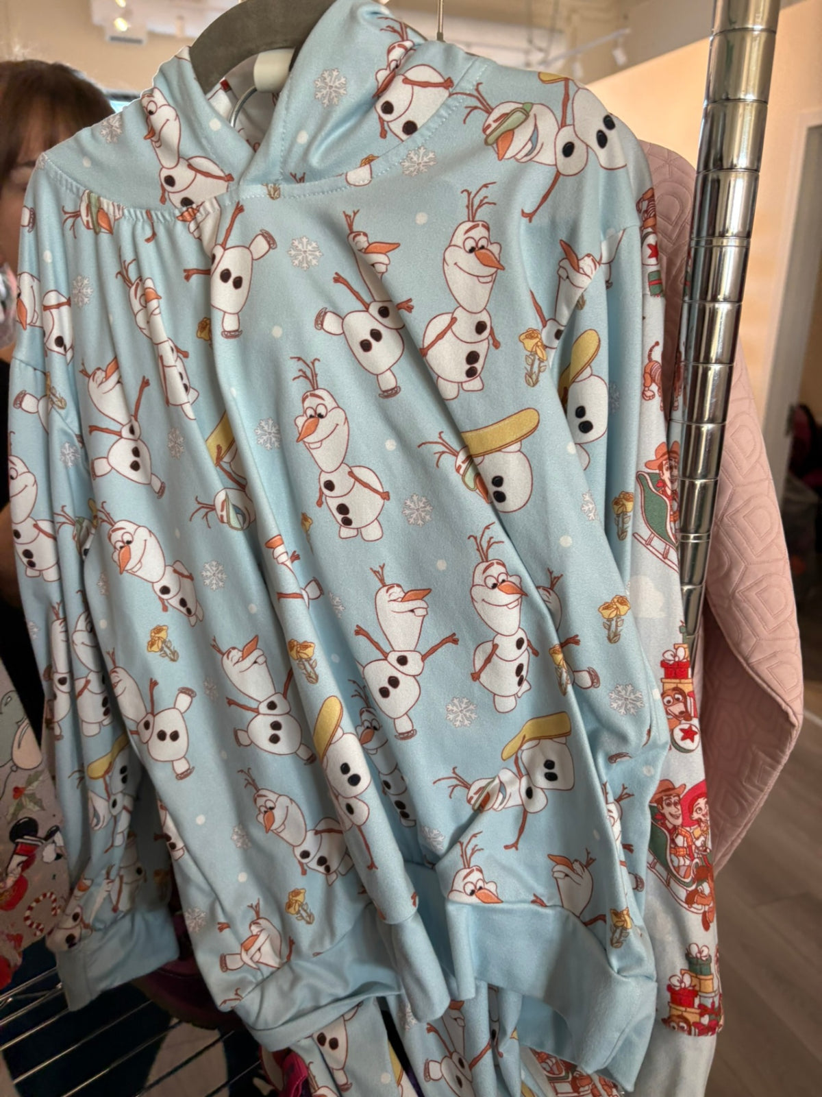 6-7Y Dream Designs Co. 2-Piece: PJs - Blue w/Olaf
