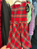 5T Carter's Dress - Christmas Plaid