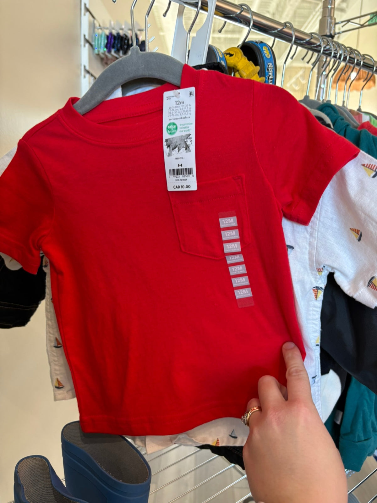 9-12m Carter's T-Shirt - Red