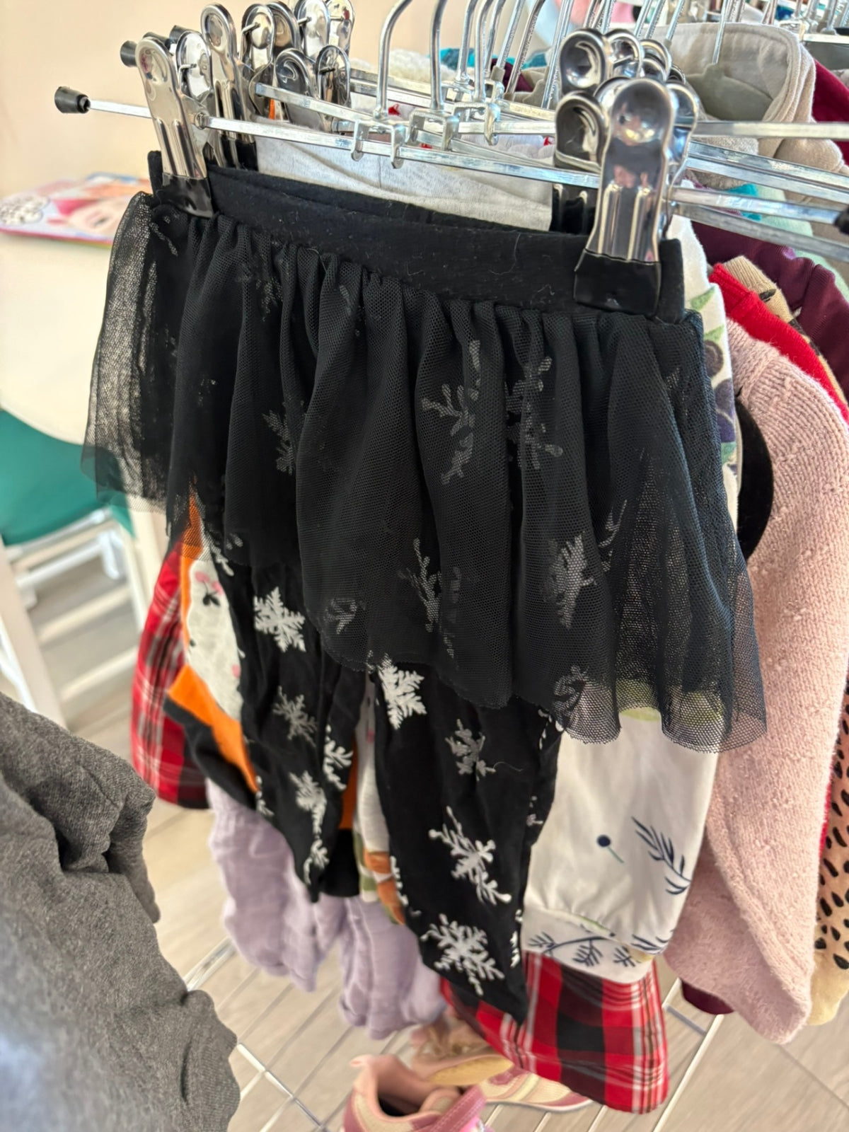 6-9m Carter's Leggings - Black w/Tutu
