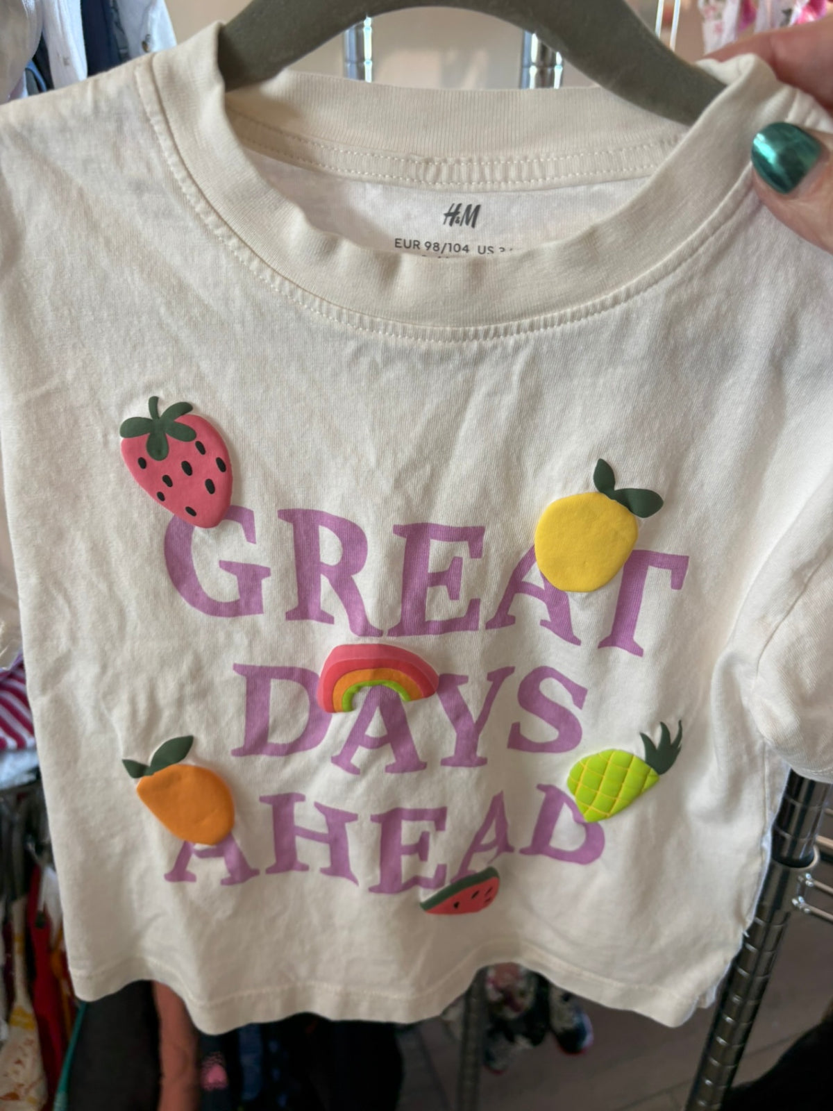 3-4T H&M T-Shirt - Great Days Ahead