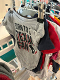 3-6m NFL 3-Piece: Bodysuits - Grey, Blue, Red