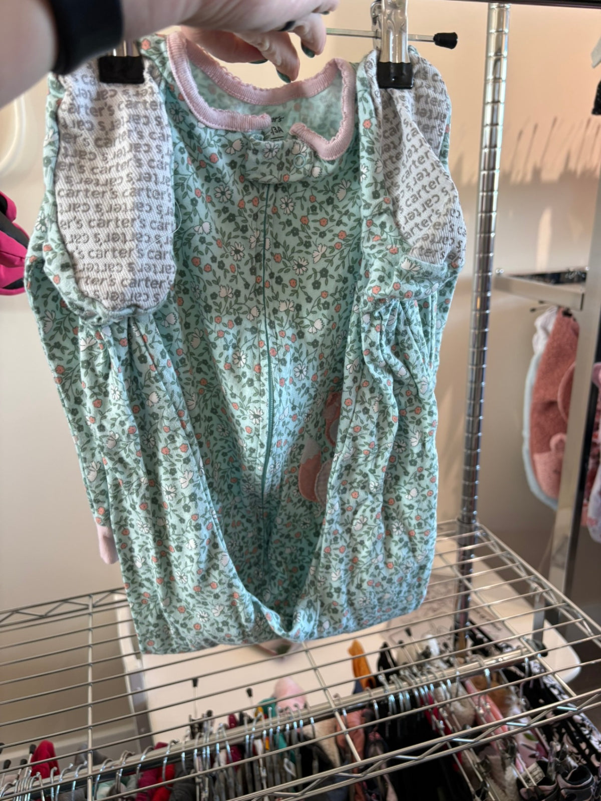 3T Carter's Sleeper - Teal w/Fox