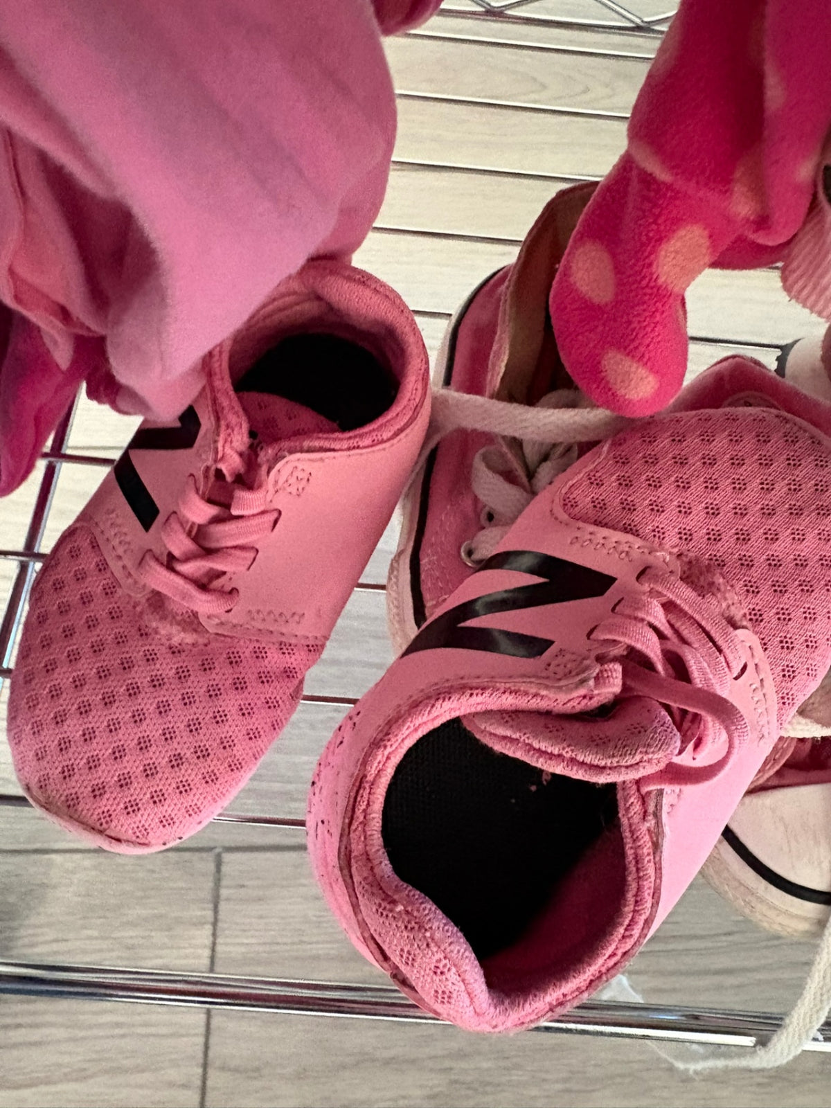 5T Nike New Balance Sneakers - Pink w/Speckles