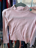 4-5T GAP Long Sleeve Shirt - Pink Polkadots